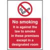 NO SMOKING IT IS AGAINST THE LAWTO SMOKE - SAV (148 X 210MM) thumbnail-0