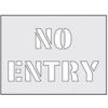 NO ENTRY STENCIL (190 X 300MM) thumbnail-0