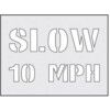 SLOW 10 MPH STENCIL (190 X 300MM) thumbnail-0