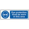 EYE PROTECTION MUST BE WORN INTHIS AREA - SAV (300 X 100MM) thumbnail-0