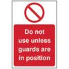 DO NOT USE UNLESS GUARDS ARE INPOSITION - RPVC (200 X 300MM) thumbnail-0