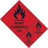 HIGHLY FLAMMABLE LPG LABELS -SAV(200 X 300MM) (PK-3) thumbnail-0