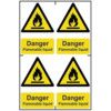 DANGER FLAMMABLE LIQUID - PVC(200X 300MM) thumbnail-0