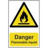 DANGER FLAMMABLE LIQUID - PVC(200X 300MM) thumbnail-0