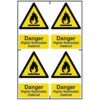 DANGER HIGHLY FLAMMABLE MATERIAL- PVC (200 X 300MM) thumbnail-0