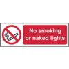 NO SMOKING OR NAKED LIGHTS -SAV(300 X 100MM) thumbnail-0