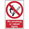 NO SMOKING OR NAKED LIGHTS -RPVC400 X 600MM thumbnail-0