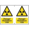 DANGER RADIATION RISK - PVC (300X200MM) thumbnail-0