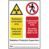 RADIATION CONTROLLED AREA AUTHORISED PERSONS ONLY-PVC(200X300MM) thumbnail-0