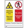 RADIATION SUPERVISED AREA NO ENTRYAUTH PERSONS ONLY-PVC(200X300MM) thumbnail-0