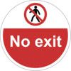 400MM DIA. NO EXIT FLOOR GRAPHIC thumbnail-0