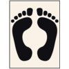 FEET STENCIL (300 X 400MM)    thumbnail-0