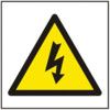 HAZARD WARNING ELECTRICAL SYMBOL- SAV (100 X 100MM) thumbnail-0