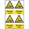 DANGER ACID - PVC (200 X 300MM)  thumbnail-0