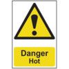 DANGER HOT - PVC (200 X 300MM) thumbnail-0