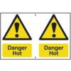 DANGER HOT - PVC (300 X 200MM)  thumbnail-0