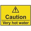 CAUTION VERY HOT WATER - SAV (75X50MM) thumbnail-0