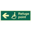 REFUGE POINT ARROW LEFT- PHS(450X 150MM) thumbnail-0