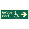 REFUGE POINT ARROW RIGHT -PHO(450 X 150MM) thumbnail-0