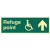 REFUGE POINT ARROW UP - PHS (450X150MM) thumbnail-0