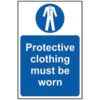 PROTECTIVE CLOTHING MUST BE WORN-RPVC (200 X 300MM) thumbnail-0