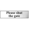 PLEASE SHUT THE GATE - CHR (200X50MM) thumbnail-0