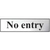 NO ENTRY - CHR (200 X 50MM) thumbnail-0