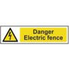 DANGER ELECTRIC FENCE - PVC (200X50MM) thumbnail-0