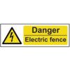 DANGER ELECTRIC FENCE - SAV (300X100MM) thumbnail-0