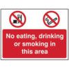 NO EATING, NO DRINKING, NOSMOKING- SAV (600 X 450MM) thumbnail-0