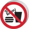 NO EATING NO DINKING NO SMOKING -SAV (100MM DIA.) (PK-10) thumbnail-0