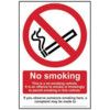 NO SMOKING THIS IS A NO SMOKINGVEHICLEÃ¢â‚¬Â¦ - CLG (100 X 150MM) thumbnail-0