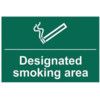 DESIGNATED SMOKING AREA - PVC(300X 200MM) thumbnail-0