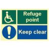 REFUGE POINT KEEP CLEAR- PHS(300X 200MM) thumbnail-0