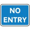 600 X 450MM DIBOND 'NO ENTRY'ROAD SIGN (WITH CHANNEL) thumbnail-0