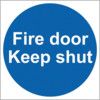 FIRE DOOR KEEP SHUT (MULTIPACKOF10) - SAV (100 X 100MM) thumbnail-0