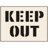 KEEP OUT STENCIL (600 X 800MM)   thumbnail-0