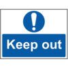 KEEP OUT - SAV (600 X 450MM) thumbnail-0