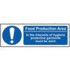 FOOD PRODUCTION AREA.IN THE INTERESTS OF HYGIENE-RPVC(300X100MM) thumbnail-0