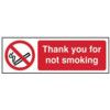 THANK YOU FOR NOT SMOKING -SAV(300 X 100MM) thumbnail-0