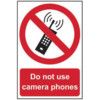 DO NOT USE CAMERA PHONES -PVC(200 X 300MM) thumbnail-0