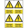 DANGER 230 VOLTS - PVC (200X300MM) thumbnail-0