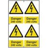 DANGER 240 VOLTS - PVC (200X300MM) thumbnail-0