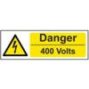 DANGER 400 VOLTS - SAV (300X100MM) thumbnail-0