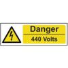 DANGER 440 VOLTS - SAV (600X200MM) thumbnail-0