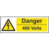 DANGER 400 VOLTS - RPVC (300X100MM) thumbnail-0