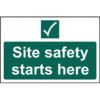 SITE SAFETY STARTS HERE -RPVC(400 X 300MM) thumbnail-0