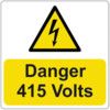 DANGER 415 VOLTS - 100 ROLL SAV(75 X 75MM) thumbnail-0