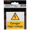 DANGER HIGH VOLTAGE - PK-5PVC (75X 75MM) thumbnail-0