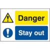 QUARRY SIGN: DANGER / STAY OUT -DIB  (600 X 400MM) thumbnail-0